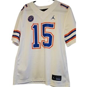 Tim Tebow #15 White Jersey – Size Large – Great Condition